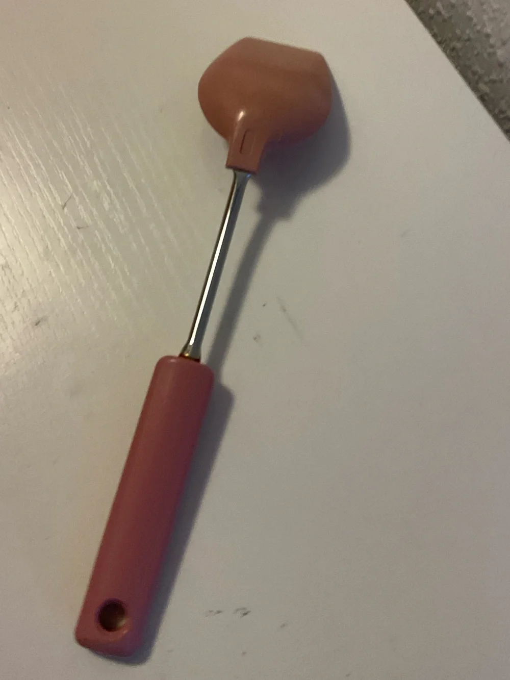 VTG EKCO USA Pink Mauve Heat Resistant spoon Plastic Metal Handle